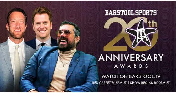 Barstool Sports Celebrates Its 20th Anniversary Awards Show